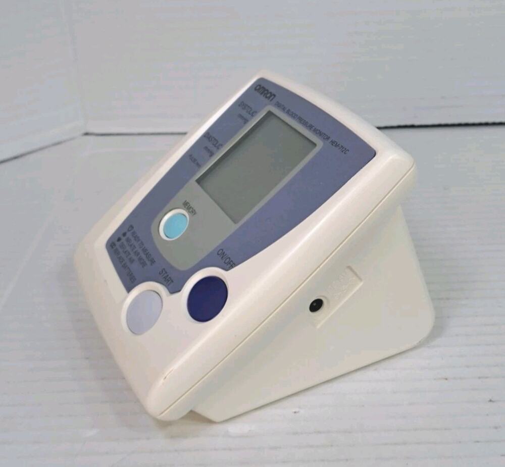 Omron HEM-712C Automatic Blood Pressure Monitor Unit Only Tested Working OEM